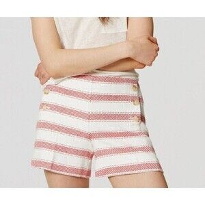 Ann Taylor LOFT Riviera Striped Sailor Shorts Size 00